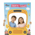 מסגרת צילום Back to School – אוטובוס צהוב