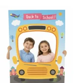 מסגרת צילום Back to School – אוטובוס צהוב