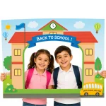מסגרת צילום Back to School – בניין בית הספר