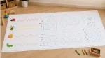 ⁦שטיח צביעה ותרגול קו – צורות, חרקים וקווים⁩ – תמונה ⁦2⁩