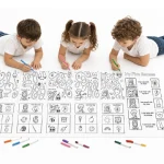שטיח צביעה – חמשת החושים
