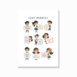 נימוסים באנגלית – פוסטר