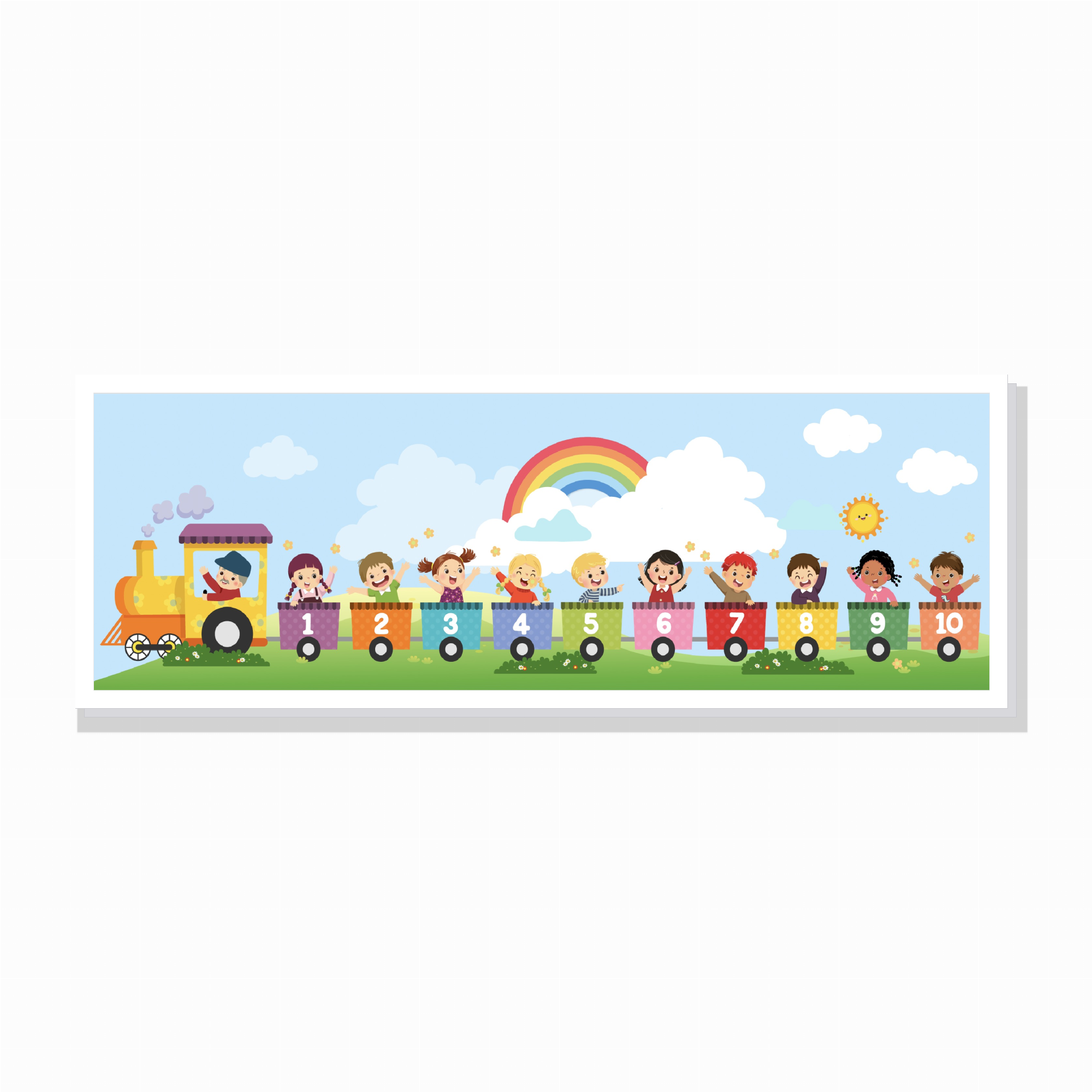 פוסטר מספרים 1-10