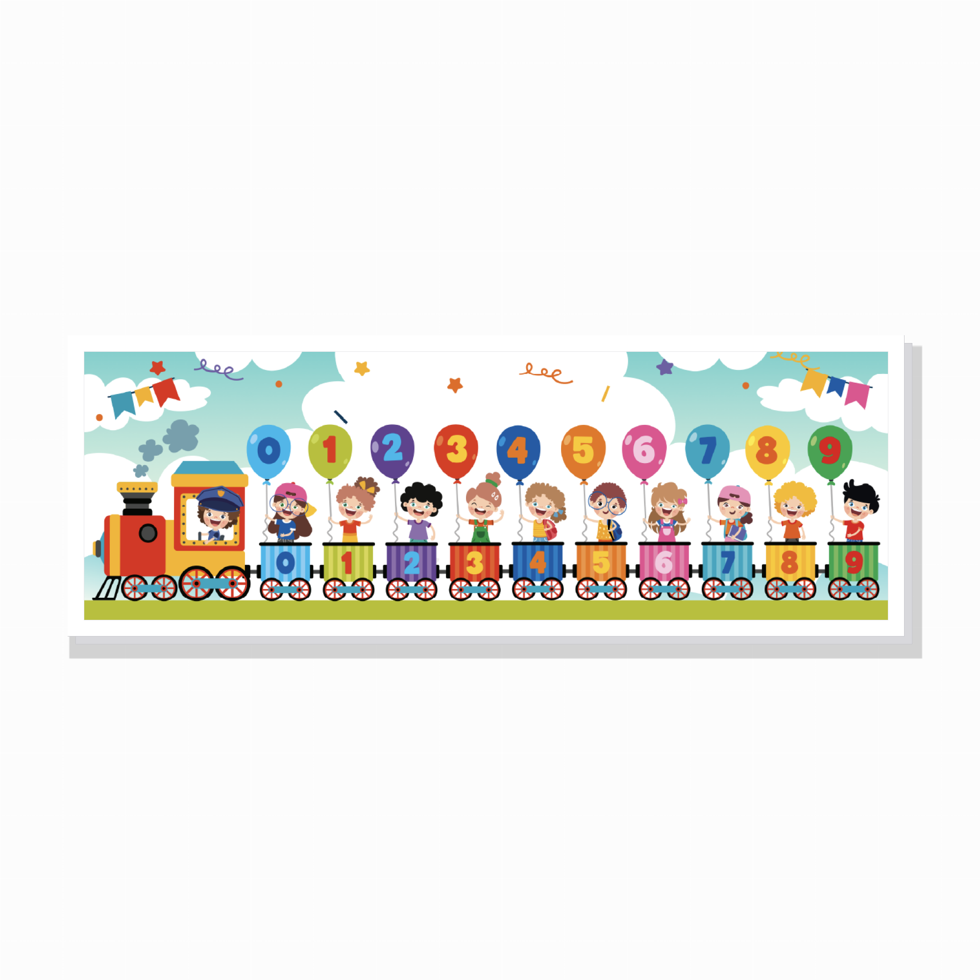 מספרים – כרזה פנורמית