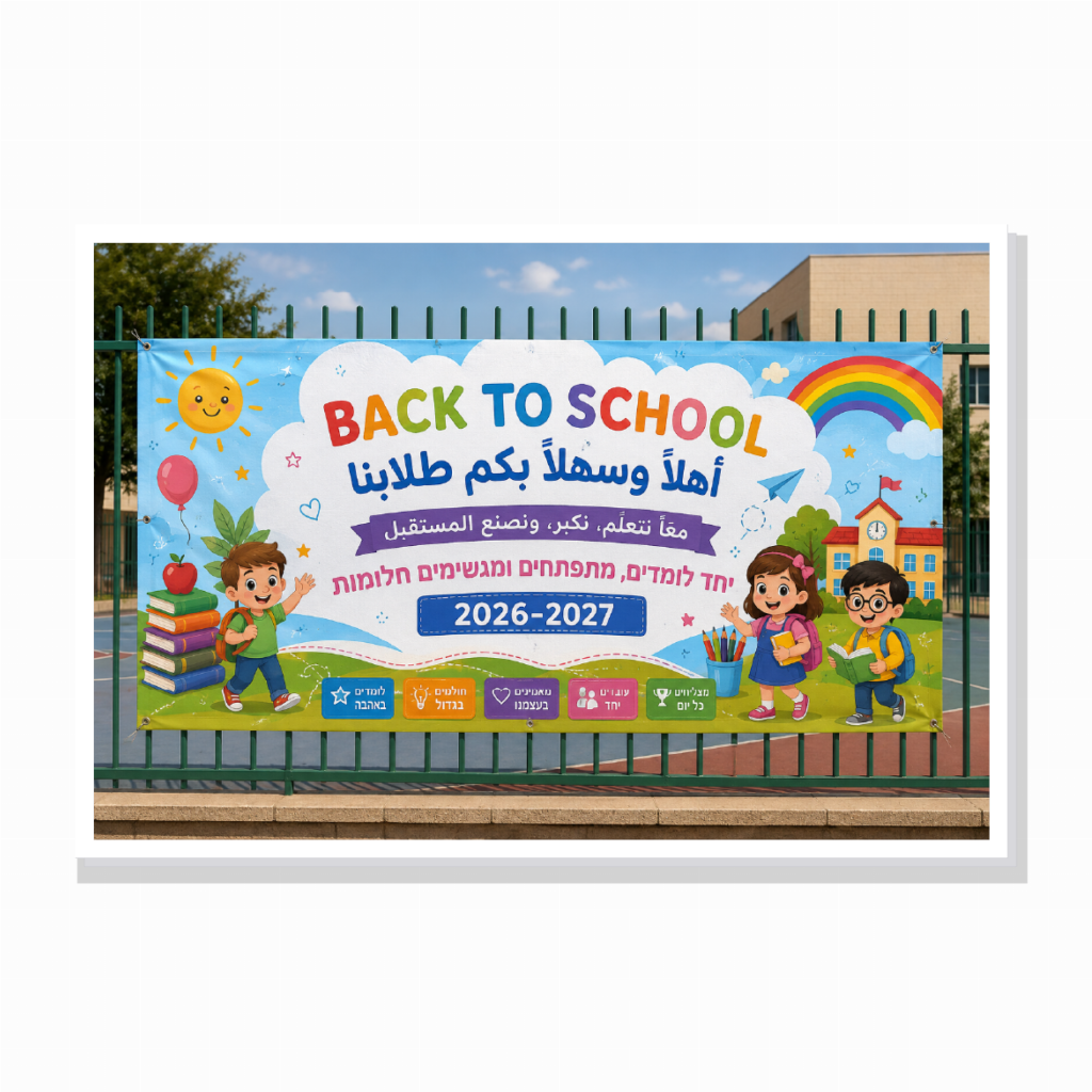ברוכים הבאים – Back to School