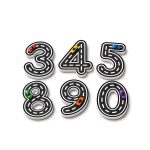 ⁦משחק כביש המספרים 0–9⁩ – תמונה ⁦3⁩